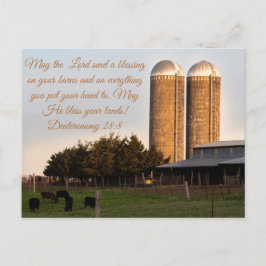Karmer A Farmer's bidsprinkhaan Briefkaart