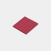 Karmozijn (effen kleur) post-it® notes (Schuin)