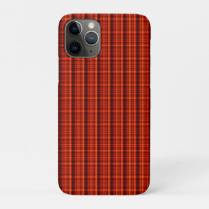Karmozijnrode Highland Charme; Rode Tartanprint iPhone 11 Pro Hoesje