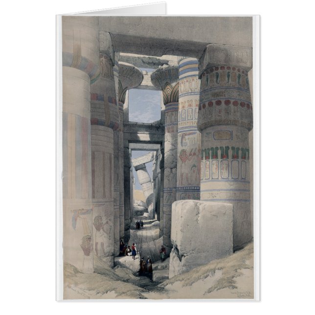 Karnak - Dromos ou première cour du temple (Devant)