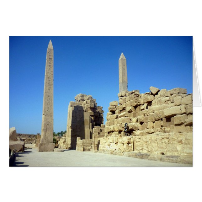 karnak ruïne (Voorkant Horizontaal)