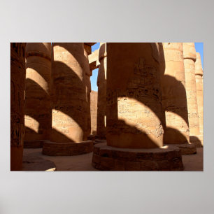 Karnak-tempel - Luxor, Egypte Poster
