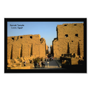 Karnak Temple Entrance Foto Afdruk