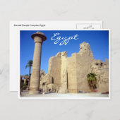 karnak walls egypte briefkaart (Voorkant / Achterkant)