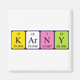 Karny periodieke table name magnet magneet