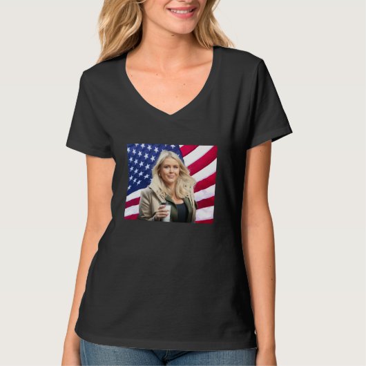 Karoline Leavitt T-shirt (Voorkant)