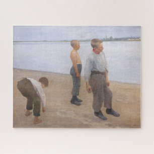 Károly Ferenczy - Jongens die kiezelstenen gooien Legpuzzel