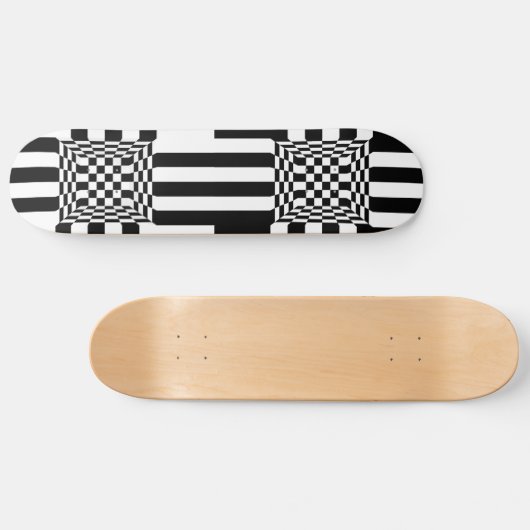 Karomuster Skateboard (Horizontaal)