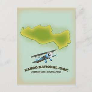 Karoo National Park Westkaap Zuid-Afrika kaart