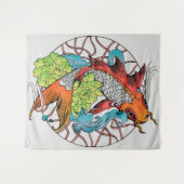 Karp Mandala Wandkleed (Voorkant (horizontaal))
