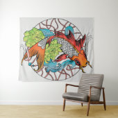 Karp Mandala Wandkleed (In Situ (horizontaal))