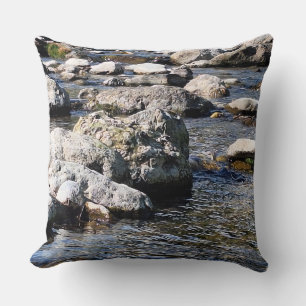Karpater Rivier - Roemenië Natuurprint Kussen