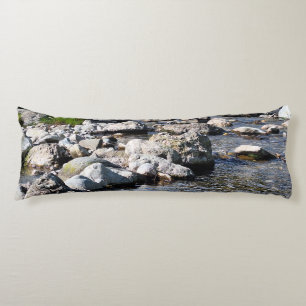 Karpater Rivier - Roemenië Natuurprint Lichaamskussen