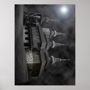 Karpatische kerk poster