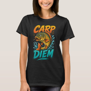Karper Diem Grappige Visserij Grappenmaker T-shirt