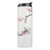 karper koi vis natuur landschap uitzicht schemerst thermosbeker (Gedraaid links)