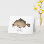 Karper vis, tony fernandes kaart (Gele Bloem)