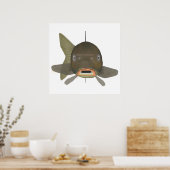 Karper - viskop poster (Keuken)