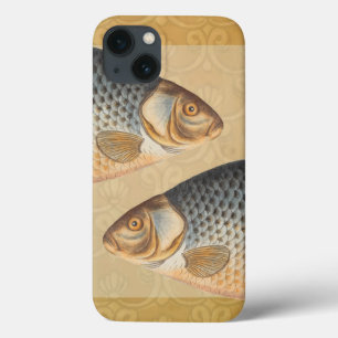 Karper vissen schilderen zoetwater tekening iPhone 13 hoesje