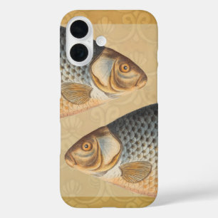 Karper vissen schilderen zoetwater tekening iPhone 16 hoesje