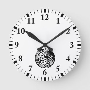 Karpers en golf ronde klok