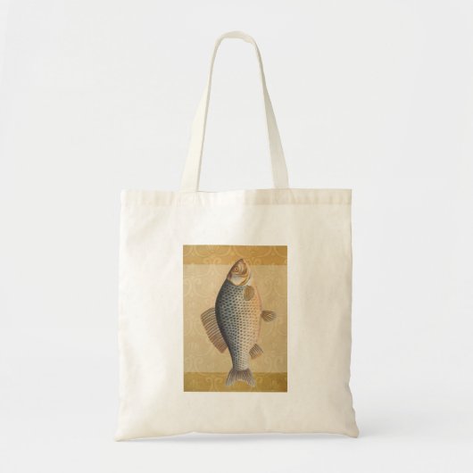 Karpervisvisserij schilderij zoetwater tote bag (Voorkant)