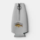 Karpmaster Gevist met naam Flesjeskoeler (Achterkant)