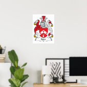 Karr Family Crest Poster (Thuiskantoor)