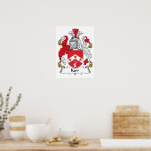 Karr Family Crest Poster (Keuken)