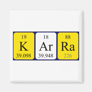 Karra periodiek table name magnet magneet