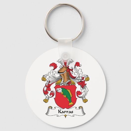 Karras Family Crest Sleutelhanger (Voorkant)