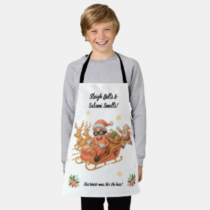 Karrengeluiden & salamismaakjes! schort