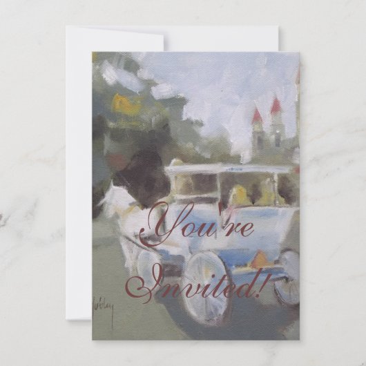 Karretje rijden sightseeing kaart (Voorkant)