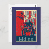 Karrozin in Mdina Briefkaart (Voorkant / Achterkant)