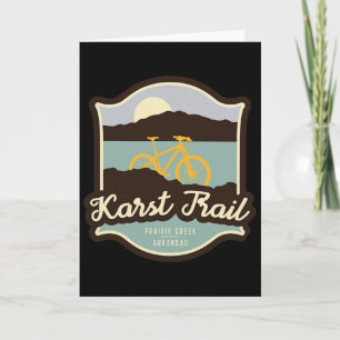 Karst-route - Prairie Creek, Arkansas Kaart