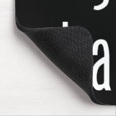 Kart? mousepad - zwart muismat (Hoek)