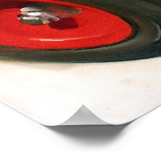 Kart omhoog poster (Hoek)