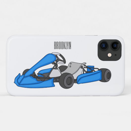 Kart racing cartoon afbeelding Case-Mate iPhone case (Achterkant (horizontaal))