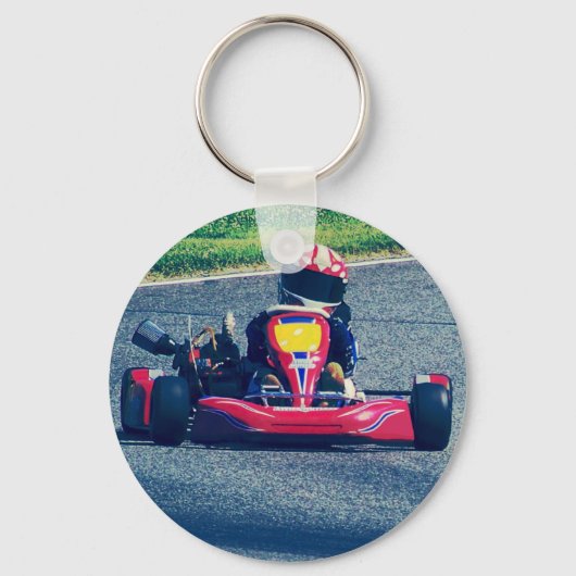 Kart Racing Sleutelhanger (Voorkant)