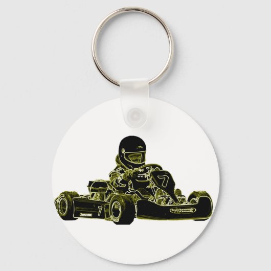Kart Racing Sleutelhanger (Voorkant)