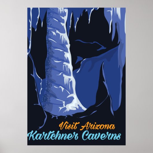 Kartchner Caverns - Arizona, poster voor oldtimers (Voorkant)