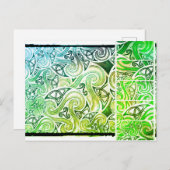 Karte celtic Tris Briefkaart (Voorkant / Achterkant)