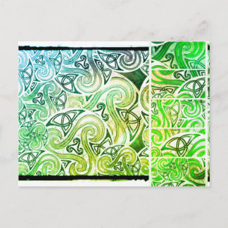 Karte celtic Tris Briefkaart