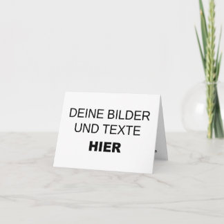 Karte komplett selbst gestalten kaart