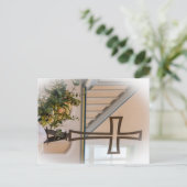 Karte mit Kreuz Briefkaart (Staand voorkant)