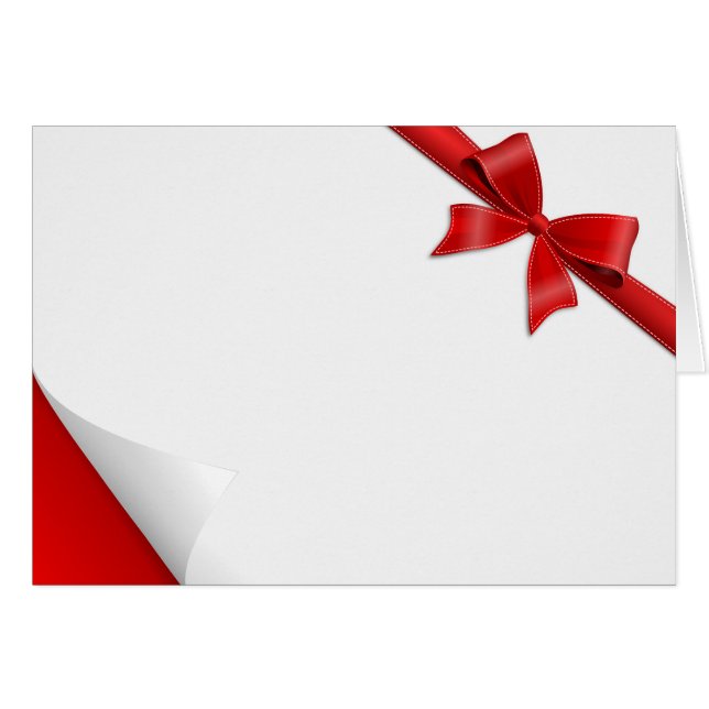 Karte Schleife Aufkleber (Voorkant Horizontaal)