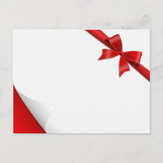 Karte Schleife Aufkleber Briefkaart