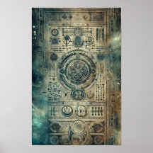 Karte zur versunkenen Stadt Atlantis