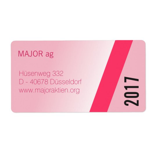 Kartenhaus | Ungewöhnliche Geschäftsausstattung Etiket (Voorkant)