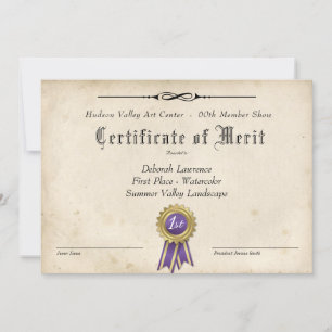 KARTGUNNINGCERTIFICAAT VOOR SHOWS